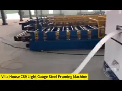 1.2mm C89 Machinette de formage de rouleaux en acier léger