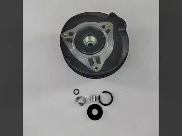 9Y0616039 9Y0616039B Передняя воздушная подвеска ударные комплекты ремонта Металлическая головка верхняя крышка для Porsche Cayenne 9Y0 2017-- видео