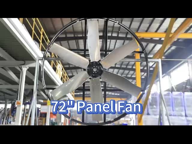 Galvanized Steel Livestock Ventilation Fan Blade 72 inches Air Volume 120193m3/h Modern Style Степень вентиляции из оцинкованной стали