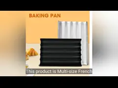 French baguette 5-trough baking pan
