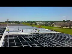 Low Maintenance Metal Shed Warehouse With Primer Paint And Finished Paint