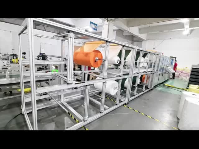 a special machine for fully automatic production of medium-effciency filter bags video