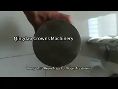 Долговечная эксплуатация Клинная проволока экрана Клинная проволока смола ловушка в SS 304 video