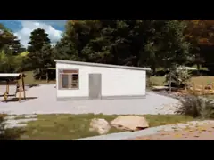 Light Steel Structure Australian Granny Flat / Foldable House With Light Weight