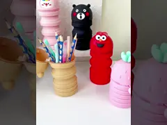Silicone Waterproof Pencil Holder For Desk Simple Modern Minimalist Makeup Organizer Shool Office Supplies For Home Kids