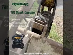 1-80 т экскаваторная наклонная сцепка для ремонтных машин video