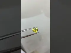 1.67CT Фанси Интенсивный Желтый Лабораторный Взрослый VS1 EX VG CVD Лабораторный Взрослый Бриллиантовый Разрез Сердца video