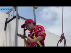 Устройство сдерживания падения, вытягиваемое, защитник от падения из стальной проволоки, автоматический 200 кг video