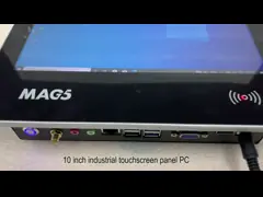 HMI 15,6 дюйма Промышленный сенсорный экран ПК без вентилятора с RFID NFC читателем и камерой для присутствующих video