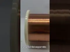 High Durability Insulated Copper Wire Rectangular Shape 1mmx0.25mm ROHS UL SGS Certified