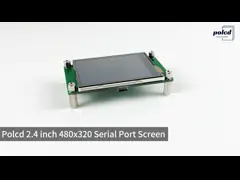 Polcd 2,4 дюйма TFT LCD Резистивный сенсорный экран Модуль 240 * 320 SPI Серийный порт Дисплей для arduino video