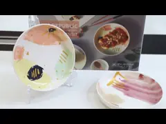 Gärtnerei Moderne Früchte Zitrone Druck Dessert Teller Abendessen Teller Sets Keramik