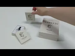 Gold Foil In Surface Perfume Paper Box Luxury Lid And Base Customized With Logo