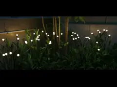 Modern LED Solar Firefly Lights Outdoor Lighting Waterproof Stake Lights Charging Time 6-8 Hours