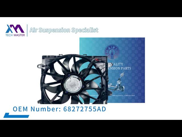 Auto Radiator Cooling Fan For BMW E39 400W 3 Pins Electronic 64546921395 64546921946 video