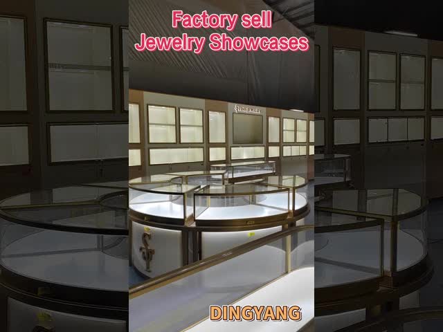 Simple Wood Jewelry Display Cases / Jewellery Display Counter