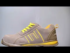 Shengjie резиновая подошва скольжение Пунктура устойчивая к разрыву Удобная EVA подошва Кожа верхняя безопасная нога Рабочие ботинки Безопасные ботинки video