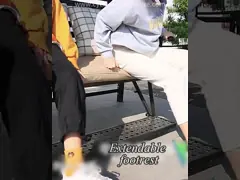 Aluminum Frame Rattan 3 Person Metal Outdoor Swing With Canopy