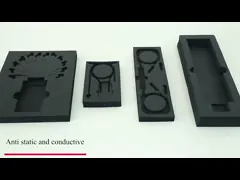 Μαύρο μη στατικό ESD συσκευασία Foam Roll Conductive EVA Sheet για συσκευασία PCB