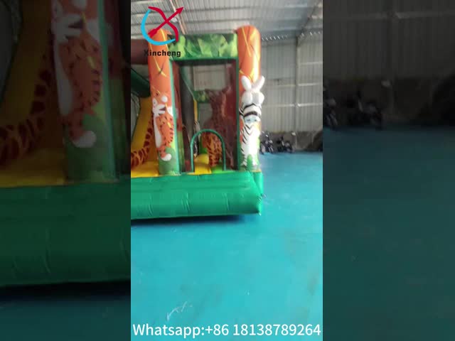 Популярные надувные замки животные фигуры надувные вышибальщики дом с сухим горки прыгающий дом для мероприятия