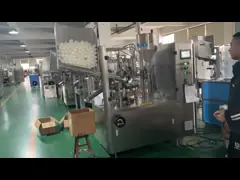 ПЛК полностью заполняющий уплотнительный трубку заполнения и тепловой уплотнительной машины для 5-250 мл video