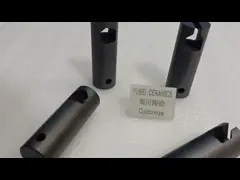 Black SSic Ceramic Customizable Sic Ceramics With Density 3.12g/cm3 Machining Or Polishing Finish