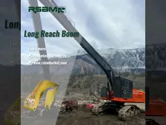 10-40 тонн экскаваторные приспособления длинного действия бум и рука video