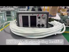 12V 200A цифровой дисплей анодирующий источник питания 2.4KW AC Вход 380V Трехфазная защита от перенапряжения video