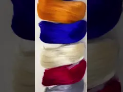 Ginger Orange Straight Lace Vorderseite menschliche Haare Perücke vorgeplückt für Frauen