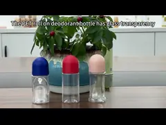 Пустый дезодорантный контейнер на 50 мл, прозрачный ПЭТ video