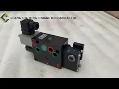 Multiplex Valve Sheet Of Concrete Pump Truck Boom Frame 32O 40/40/EA2-G24 1010302607 video