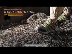 Шнурки Низкая обувь Микроволокно Кожа Резиновая подошва прочный дизайн Обувь безопасности действия video