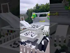 Фабрика мягкая игра игровая площадка кофе бежевое оборудование в помещении мягкая игра круглый мяч яма video