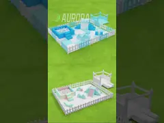 Маленькие мягкие игровые площадки в помещении оборудование для детей игровые площадки игры Макдональдс фиолетовый video