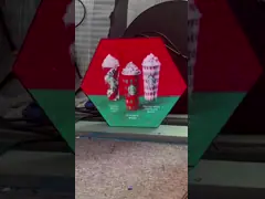 Уникальные визуальные эффекты с настраиваемым специальным шестиугольным светодиодным дисплеем P3.2 video