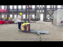 Электрический двигатель 24 В Автомобильная батарея Электроснабжение Трансферная поддоновая машина video