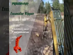 1-80Т экскаватор скальный разрывник для мощного сноса камней video