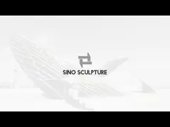 40M Large Forged Bronze Whale Sculpture Patina Finish Hand Forging