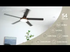 Современный потолочный вентилятор с двигателем DC Smart Dimmable LED video