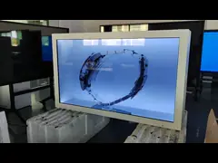 16 9 Дисплей соотношение на стенке Прозрачный LCD витрина Капацитивный PCAP Touch с программным обеспечением CMS video