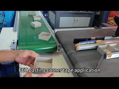 Горячая продажа Kraft бумаги уплотнительная коробка угловой наклеивающей ленты коробка клеящая угловая бумажная лента video