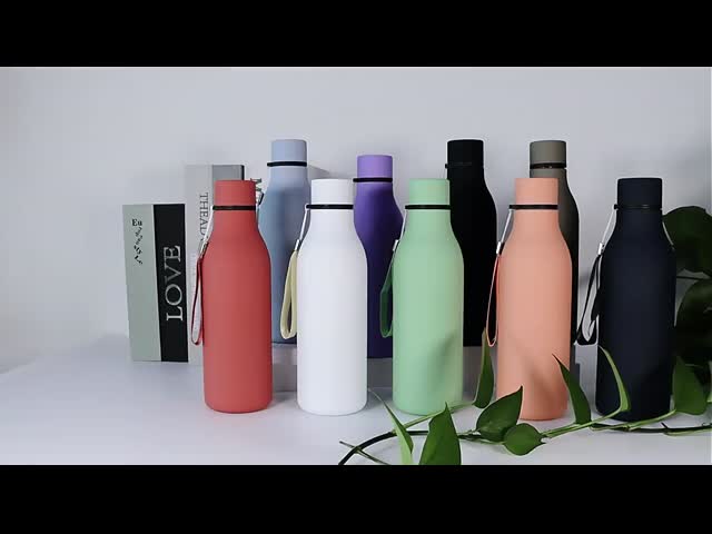 17oz de aço inoxidável esportivo isolado garrafas de água à prova de vazamento
