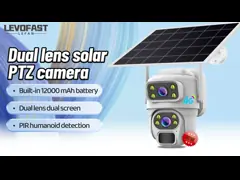 4G солнечная камера безопасности с 4G Sim двойной линзовой CCTV камера безопасности video