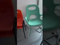 Ergonomic Modern Heavy Duty Plastic Stackable Dining Chairs OEM Acceptable