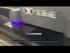 UV mesh belt machine printing transparent film for hot stamping