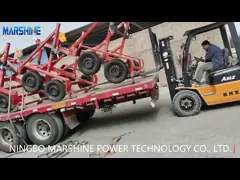 Силовое строительство Гидравлические кабельные барабанные прицепы с максимальным диаметром катушки 3200 мм video