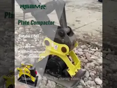 Строительные работы экскаватор вибрационная плита компрессор гидравлический video