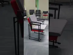 Классические современные накладываемые кресла для совещаний video