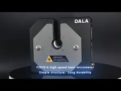 Высокоскоростное лазерное измерение 3D нитей 0.2mm-10mm бесконтактный video