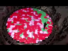 Дисплей на танцевальной площадке с светодиодным освещением P3.9 P4.8 Интерактивная панель на полу video